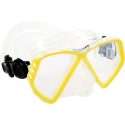 AQUALUNG Cub JR Snorkeling Mask Kids Transparent Yellow