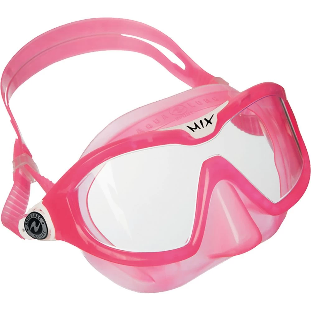 AQUALUNG Mix Schnorkeling Mask Kids Pink White 3 AQUALUNG Mix Schnorkeling Mask Kids Pink White