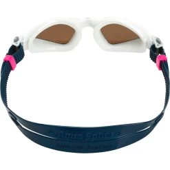 AQUASPHERE Kayenne Small Compact Clear Polarized Brown Lenses Swimming Goggles White Gray -Water Adventure 67572990836c Aquasphere KAYENNE SMALL LENS POL BROW Schwimmbrille white gray
