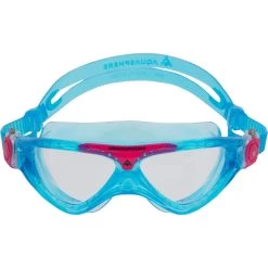 AQUASPHERE Vista Jr Clear Lenses Swimming Goggles Turquoise Pink