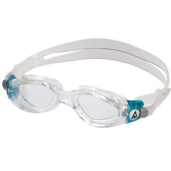 AQUASPHERE Caiman Compact Lenses Small Clear Swimming Goggles Transparent Turquoise