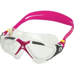 AQUASPHERE Vista Lens Clear Swimming Goggle White Raspberry
