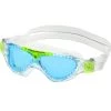 AQUASPHERE Vista Jr Lenses Swimming Goggles Kids Transparent Bright Green