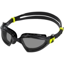AQUASPHERE Kayenne Pro Black Lens Photochromatic Swimming Goggle Black Bright Yellow