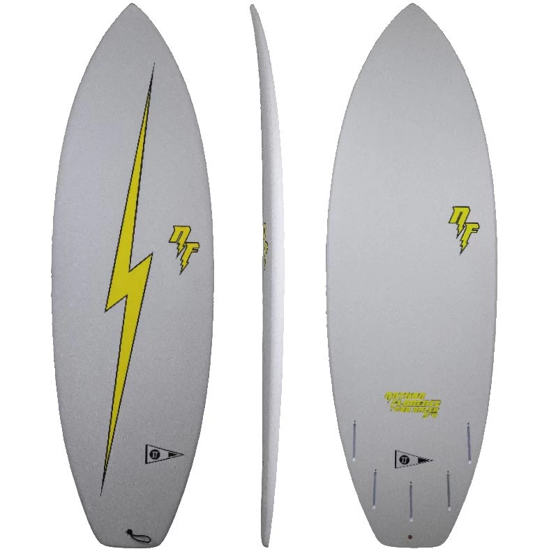 Nathan Florence Pod Racer Pro Model Surf Board 5'4" Grey