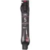 Slimline Lightweight Comp One XT Surfboard Leash 5'' Black -Water Adventure 68764700886A OandE SL Comp One XT Leash 5ft schwarz