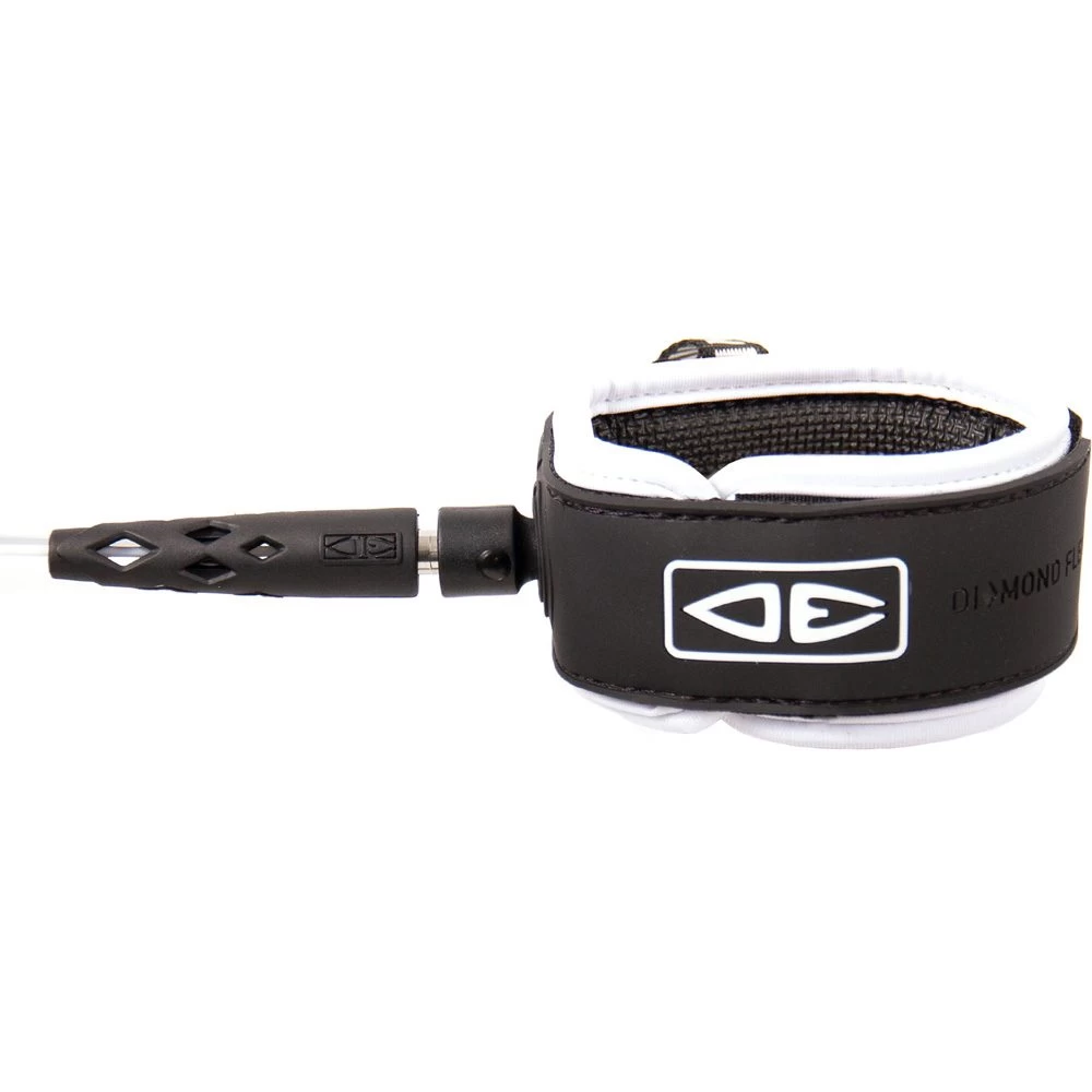 Regular Moulded Surfboard Leash 6'' White 4 Regular Moulded Surfboard Leash 6'' White - Image 2