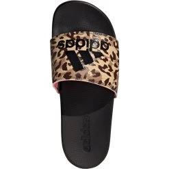 ADIDAS Adilette Comfort Slides Women Core Black -Water Adventure 87410025620E adidas Adilette Comfort Slipper Damen braun