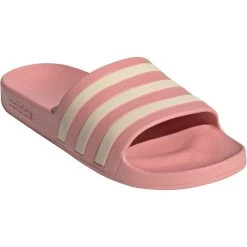 ADIDAS Adilette Aqua Slides Women Wonder Mauve Wonder White Wonder Mauve -Water Adventure 87410026751C adidas Adilette Aqua Slipper Damen rosa