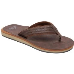 Quiksilver Carver Nubuck Flipflops Men Demitasse Solid