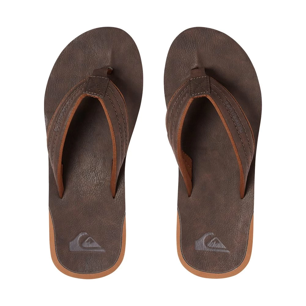 Quiksilver Carver Nubuck Flipflops Men Demitasse Solid 5 Quiksilver Carver Nubuck Flipflops Men Demitasse Solid - Image 3