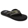Quiksilver Monkey Abyss Flip Flops Men Black Brown Green