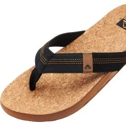 Reef Cushion Phantom Cork Sandals Men Black -Water Adventure 87566346667b Reef Cushion Phantom Kork Sandalen Da black cork