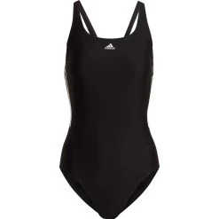 ADIDAS Mid 3-Stripes Swimsuit Women Black