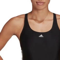 ADIDAS Mid 3-Stripes Swimsuit Women Black -Water Adventure 96010026988E adidas Mid 3S Badeanzug Damen schwarz