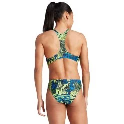 ADIDAS Allover Graphic Swimsuit Women Solar Slime 9 ADIDAS Allover Graphic Swimsuit Women Solar Slime -Water Adventure 96010027853C adidas Allover Graphic Badeanzug Damen gruen