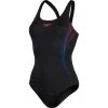 Speedo Placement Muscleback Swimsuit Women Black -Water Adventure 96040817876a Speedo PLACEM MUSCLEB Badeanzug Da bla fed red chr blue