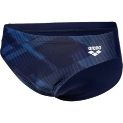 Arena Shadow Slip Swim Briefs Men Navy