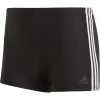 ADIDAS 3-Stripes Swim Boxers Men Black White