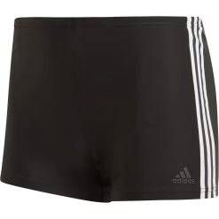 ADIDAS 3-Stripes Swim Boxers Men Black White