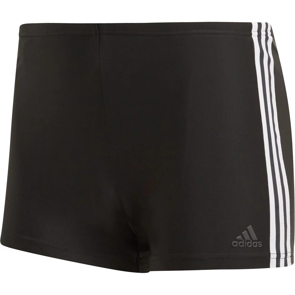 ADIDAS 3-Stripes Swim Boxers Men Black White 3 ADIDAS 3-Stripes Swim Boxers Men Black White