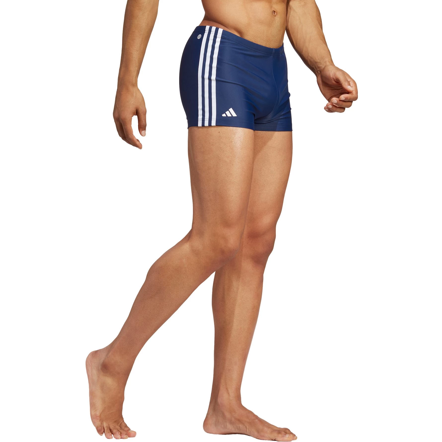 ADIDAS Classic 3-Stripes Swim Boxers Men Team Navy Blue 4 ADIDAS Classic 3-Stripes Swim Boxers Men Team Navy Blue - Image 2