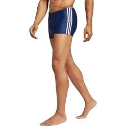 ADIDAS Classic 3-Stripes Swim Boxers Men Team Navy Blue 10 ADIDAS Classic 3-Stripes Swim Boxers Men Team Navy Blue -Water Adventure 96410026491C adidas Classic 3S Boxer Badehose Herren blau