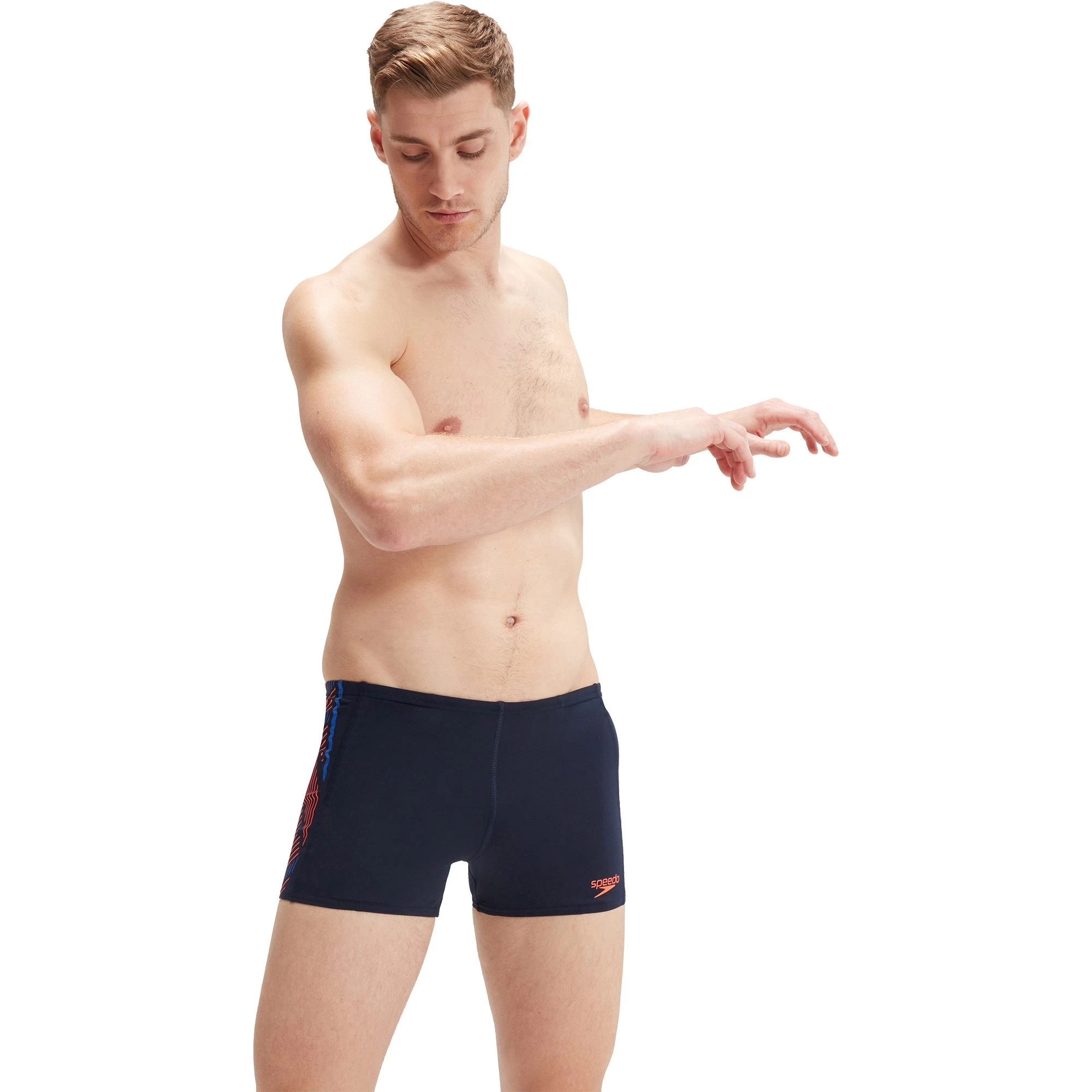 Speedo Tech Panel Aquashorts Men True Navy - Image 3