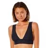 Rip Curl Premium Surf Deep Bikini Top Women Black -Water Adventure 96547380752a Ripcurl PREM SURF DEEP Bikini Da bla