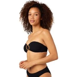 Rip Curl Custom Rib Halter Bikini Top Women Black -Water Adventure 96547386846c Ripcurl Custom Rib Halter Bikini Top Da schwarz