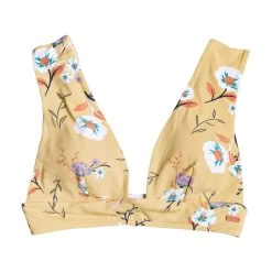 Roxy Lahaina Bay Triangle Bikini Top Women Sahara Sun On The River