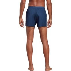 ADIDAS 3-Stripes CLX Swim Shorts Men Team Navy Blue -Water Adventure 96610021608D adidas 3 Streifen CLX Badeshorts Herren blau