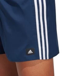ADIDAS 3-Stripes CLX Swim Shorts Men Team Navy Blue -Water Adventure 96610021608F adidas 3 Streifen CLX Badeshorts Herren blau