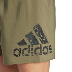 ADIDAS Big Logo CLX Swim Shorts Men Olive Strata -Water Adventure 96610023246E adidas Big Logo CLX Badeshorts Herren gruen