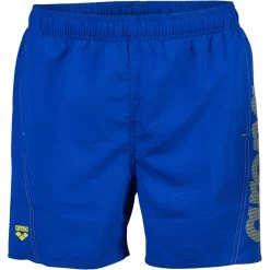 Arena Fundamentals Logo Swim Shorts Men Neon Blue Soft Green -Water Adventure 96640040183c Arena Fundamentals Logo Boxer He neon blu sof gre