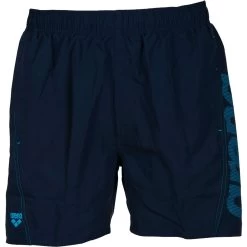 Arena Fundamentals Logo Swim Shorts Men Navy Turquoise -Water Adventure 96640049321b Arena Fundamentals Logo Boxer He nav turquoise