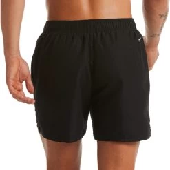 Nike Logo Lap 5' Volley Swim Shorts Men Black -Water Adventure 96669156043B Nike Logo Lap 5in Volley Badeshorts H schwarz