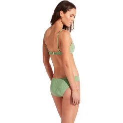 Seafolly SecondWave Hipster Bikini Pants Women Palm Green -Water Adventure 96942877247c Seafolly SecondWave Hipster Bikinihose DA palm green