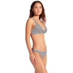 Seafolly SorrentoStripe Hipster Bikini Pants Women Black -Water Adventure 96942878552d Seafolly SorrentoStripe Hipster Bikinihose DA schwarz