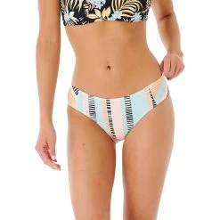 Rip Curl Ripple Effect Full Coverage Bikini Pants Women Black