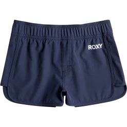 Roxy Good Waves Only Board Shorts Girls Blue
