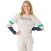 Rip Curl Surf Break Crew Pullover Girls Oatmeal Marle